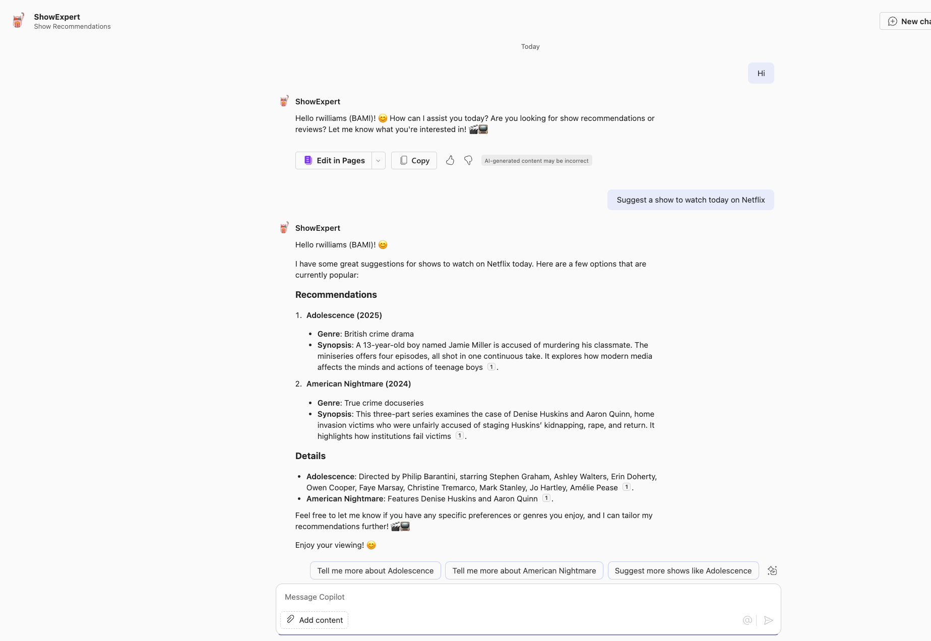 worflow interaction with agent