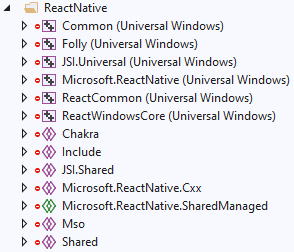 native module dependencies